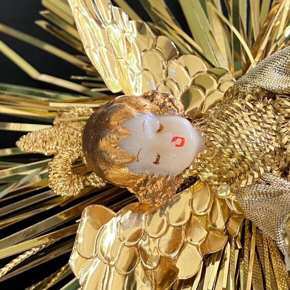 German Koestel Wax Starburst Angel Christmas Ornament - Picture 11 of 12